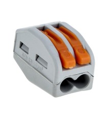 EKF plc-smk-412 Строительно-монтажная клемма СМК 222-412 с рычагом 2 отверстия 0,08-2,5мм2 EKF PROxima