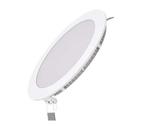 Светильник светодиодный встраиаемый LED ДВО 15 Вт 1100 Лм 4000К IP20 d170х22 мм монт d155 мм Slim Gauss Gauss 939111215