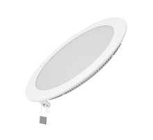 Светильник светодиодный встраиаемый LED ДВО 18 Вт 1560 Лм 6500К IP20 d225х22 мм монт d210 мм Slim Gauss Gauss 939111318