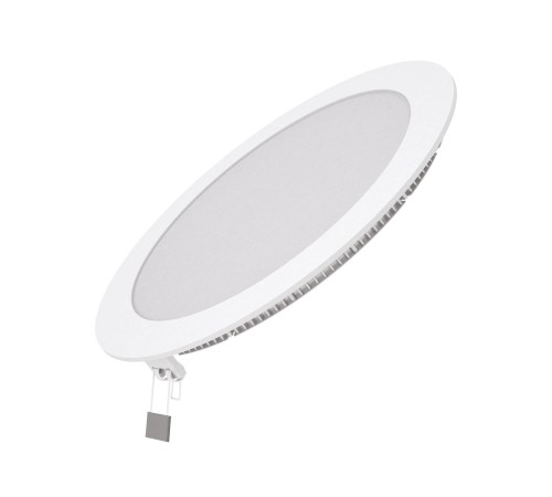 Светильник светодиодный встраиаемый LED ДВО 18 Вт 1560 Лм 6500К IP20 d225х22 мм монт d210 мм Slim Gauss Gauss 939111318