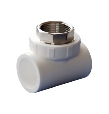 Тройник полипропиленовый PPR комбинированный  ВР 40x11/4'