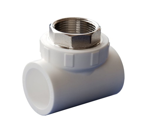 Тройник полипропиленовый PPR комбинированный  ВР 40x11/4'