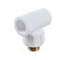 Тройник полипропиленовый PPR комбинированный  НР 25x3/4'