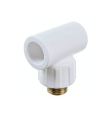 Тройник полипропиленовый PPR комбинированный  НР 20x1/2'