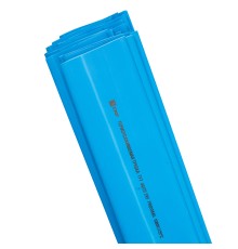 Трубка термоусаживаемая ТУТ нг 40/20 синяя в отрезках по 1м PROxima