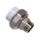 Муфта полипропиленовая PPR разъемная НР 25x3/4'