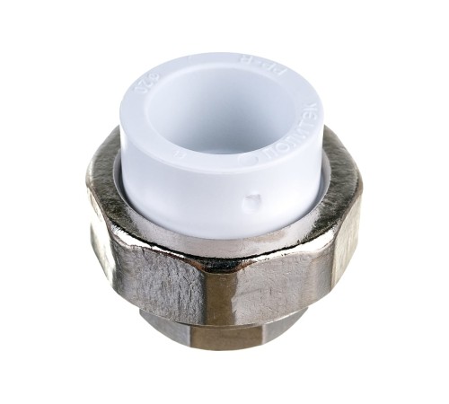 Муфта полипропиленовая PPR разъемная ВР 20x1/2'