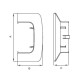 Dkc 01007 Ввод в стену/потолок 110х50 мм