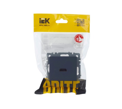BRITE Розетка HDMI РHDMI-0-БрМ маренго