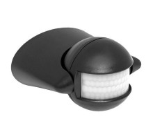 ИК датчик движения наст. 1200Вт 180гр. до 12м IP44 MS-39b черный PROxima