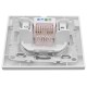 EKF ERK01-035-10 Минск Розетка RJ-45 1-местная СП белая EKF Basic