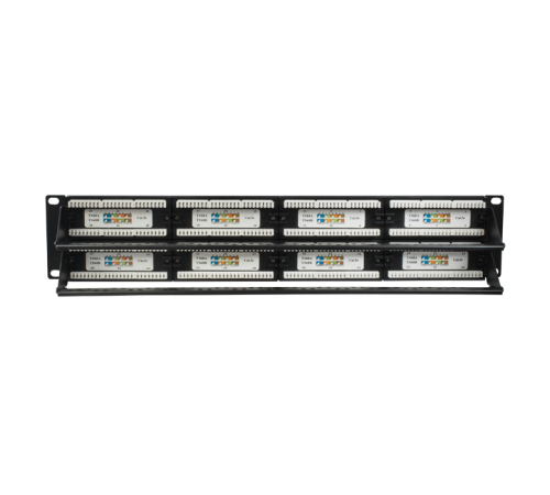 Патч-панель 19'. 48 портов RJ-45. UTP. Cat.5e. 2U Патч-панель 19'. 48 портов RJ-45. UTP. Cat.5e. 2U