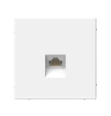 ARTGALLERY розетка компьютерная RJ45, кат. 6A, механизм, белый