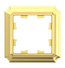 ATLASDESIGN ANTIQUE 1-постовая рамка, ЗОЛОТО