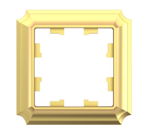 ATLASDESIGN ANTIQUE 1-постовая рамка, ЗОЛОТО ATLASDESIGN ANTIQUE 1-постовая рамка, ЗОЛОТО