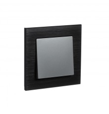 Systeme electric ATN312301 Рамка 1-постовая ATLASDESIGN NATURE, МЕТАЛЛ ОНИКС