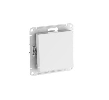 ATLASDESIGN 1-клавишный ВЫКЛЮЧАТЕЛЬ, сх.1, 10АХ, быстрозажимные клеммы, БЕЛЫЙ