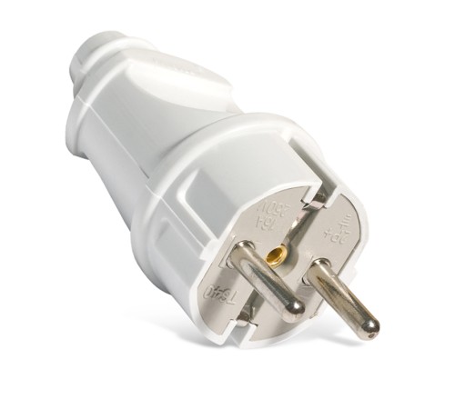 Евровилка прямая белая