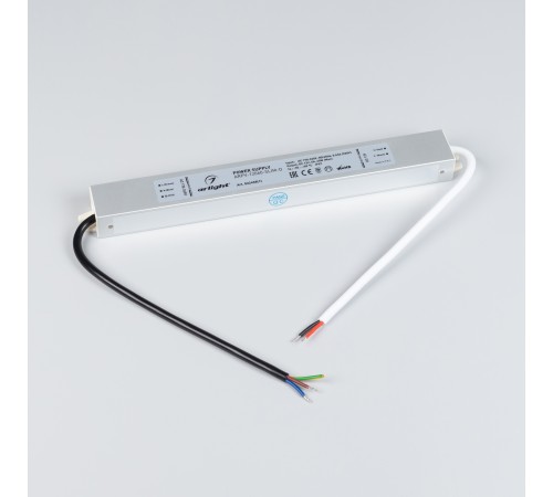 Блок питания ARPV-12060-SLIM-D (12V, 5A, 60W) (ARL, IP67 Металл, 3 года)