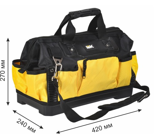 IEK A2L5-BG12-02-K02 ARMA2L 5 Сумка монтажника с пластиковым дном BG-02 IEK A2L5-BG12-02-K02 ARMA2L 5 Сумка монтажника с пластиковым дном BG-02