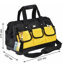 IEK A2L5-BG12-03-K02 ARMA2L 5 Сумка монтажника с пластиковым дном BG-03