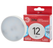 Эра Б0048013 Лампочка светодиодная RED LINE LED GX-12W-840-GX53 R GX53 12Вт таблетка нейтральный белый свет