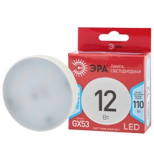Эра Б0048013 Лампочка светодиодная RED LINE LED GX-12W-840-GX53 R GX53 12Вт таблетка нейтральный белый свет