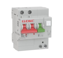 Выключатель автоматический дифференциального тока 2п C 25А 30мА 6кА тип A YON MDV63 DKC MDV63-22C25-A