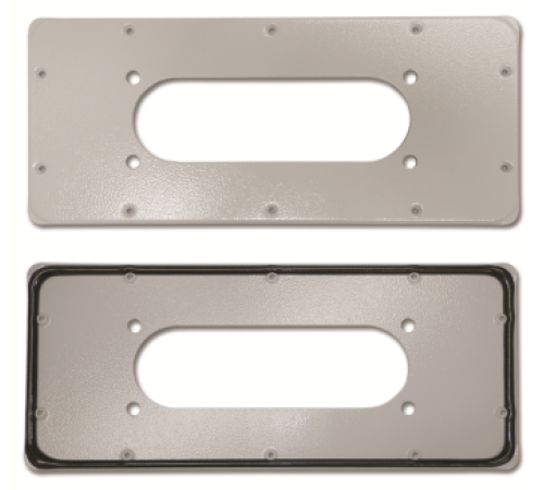 Фланец для монтажа кабельного ввода FL21 для корпусов ST, тип 3, 343x153 мм DKC R5FPST01