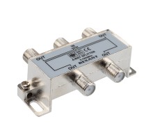 Делитель ТВ х 4 под F разъём 5-1000 МГц,