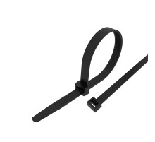 Хомут-стяжка кабельная нейлоновая REXANT 100 x2,5 мм, черная, упаковка 100 шт.