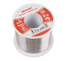 REXANT (09-3313) Припой с канифолью  250 гр.d=1.0 мм (Sn60 Pb40 Flux 2.2%)