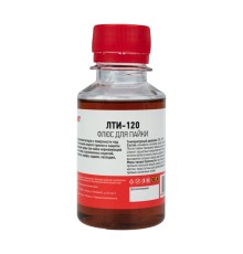 Флюс для пайки, ЛТИ-120, 100 мл, флакон, REXANT