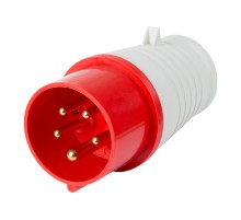 Вилка 015 переносная 3Р+РЕ+N 16А 380В IP44, REXANT