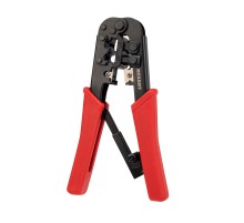 Инструмент обжимной Rexant HT-568R 12-3432 для RJ-45/RJ-12/RJ-11 (упак:1шт) красный