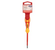 Отвертка шлицевая диэлектрическая SL3 х 75 мм, REXANT