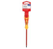 Отвертка шлицевая диэлектрическая SL4 х 100 мм, REXANT