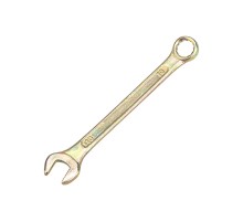 Ключ комбинированный 10 мм, желтый цинк, REXANT