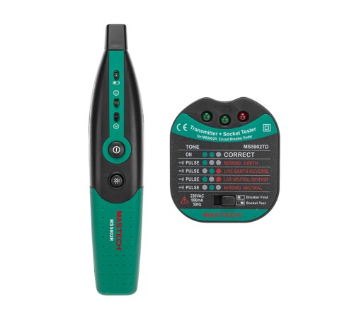 Тестер розеток, детектор автоматов MS5902RTD MASTECH