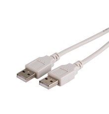 Кабель USB (шт. USB A - шт. USB A) 1.8 метра серый (18-1144),