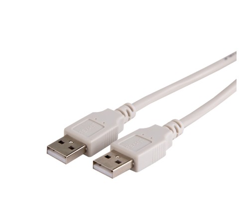 Кабель USB (шт. USB A - шт. USB A) 1.8 метра серый (18-1144), Кабель USB (шт. USB A - шт. USB A) 1.8 метра серый (18-1144),