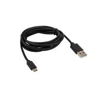 Кабель USB-micro USB, PVC, black, 1,8m, 18-1164-2,