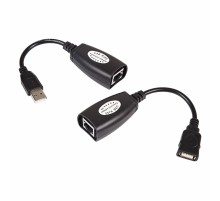 Удлинитель USB по витой паре (8p8c),