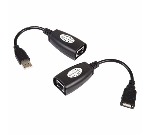Удлинитель USB по витой паре (8p8c),