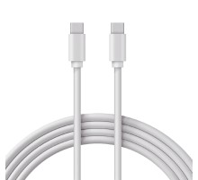Кабель Type-C - Type-C 3A/1m/PVC/white/REXANT