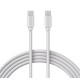 Кабель Type-C - Type-C 3A/1m/PVC/white/REXANT