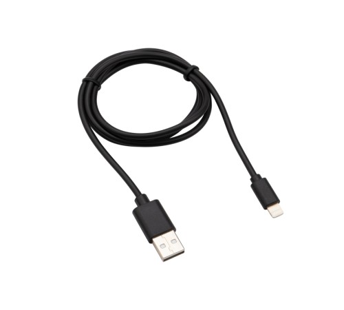 Кабель REXANT USB-Lightning 2 А, 1 м, черный ПВХ Кабель REXANT USB-Lightning 2 А, 1 м, черный ПВХ