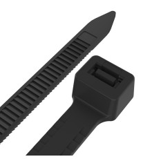 Хомут кабельный 3.6х250 тройной замок нейл. черн. (уп.100шт) Rexant 67-0251