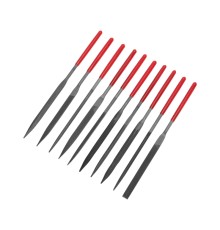 Набор надфилей 160х4мм, обрезиненные рукоятки, 10 шт. KRANZ