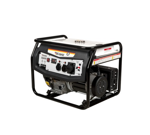 Kranz KR-16-1137 Генератор бензиновый KR8000, 8кВт, 230В, 25л, ручной старт Kranz KR-16-1137 Генератор бензиновый KR8000, 8кВт, 230В, 25л, ручной старт